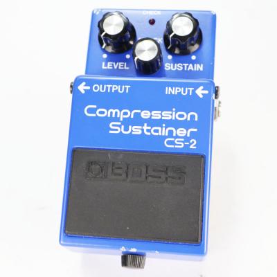 【中古】コンプレッサー エフェクター BOSS CS-2 Compression Sustainer Made in Japan ギターエフェクター