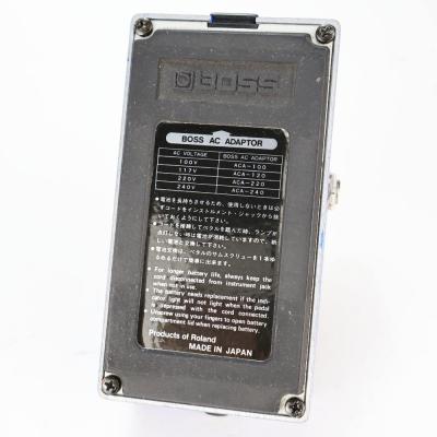 【中古】コンプレッサー エフェクター BOSS CS-2 Compression Sustainer Made in Japan ギターエフェクター 本体画像 裏