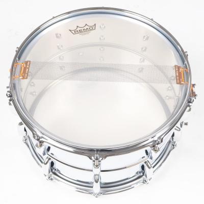 【訳あり】 Pearl パール STH1480S SensiTone Heritage Alloy 14×8 Deep Steel Snare Drum スネアドラム アウトレット 本体画像 裏