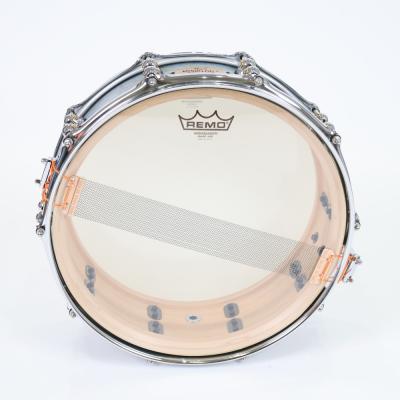 【訳あり】 Pearl パール USA MUSIC CITY CUSTOM MCCA1450S/C Solid Ash Shell 14x5.0 Lightning Blue Finish スネアドラム アウトレット 本体画像 裏