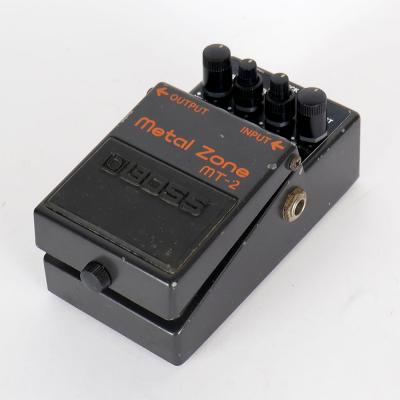 【中古】メタルゾーン エフェクター BOSS MT-2 Metal Zone ボス ギターエフェクター 全体