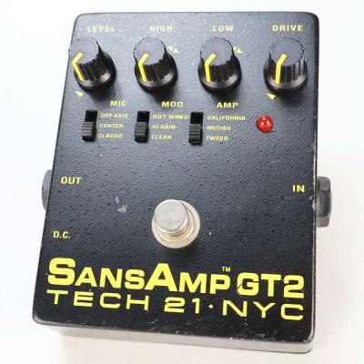 【中古】 TECH21 SansAmp GT2 アンプシミュレーター ギターエフェクター