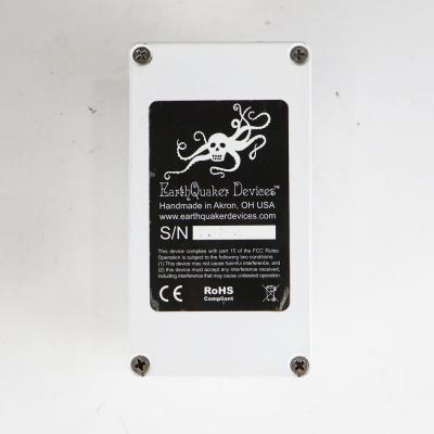 【中古】 EarthQuaker Devices アースクエイカーデバイセス EQD Dispatch Master デジタルディレイ&リバーブ ギターエフェクター 裏面