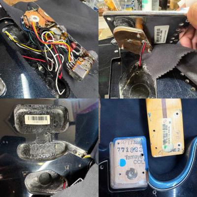 【中古】 エレキギター Fender American Professional II Telecaster Rosewood Fingerboard Dark Night 2020年製 フェンダー 内部