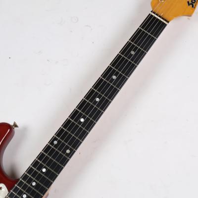 【中古】 エレキギター Sonic STR model Ash Body Ebony FingerBoard SeeThru Red 1994年製 Made in Japan 日本製 ソニック ストラトタイプ 指板