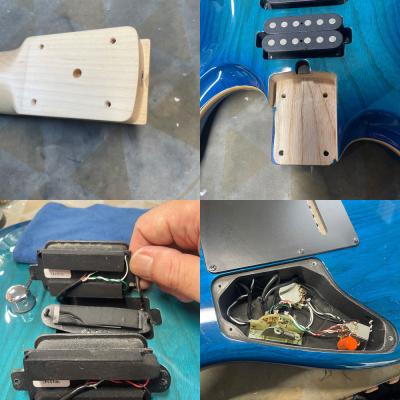【中古】 エレキギター T’s Guitars DST-24 Carved Top Ash Trans Blue Burst アッシュボディー 3.18kg軽量個体 ティーズギター MADE IN JAPAN 日本製 ネック、ピックアップ
