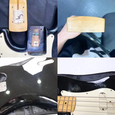 【中古】 Fender USA フェンダー PRECISION BASS ELITE II Left Hand 1984年製 プレシジョンベース エリートII レフティ エレキベース 内部 傷