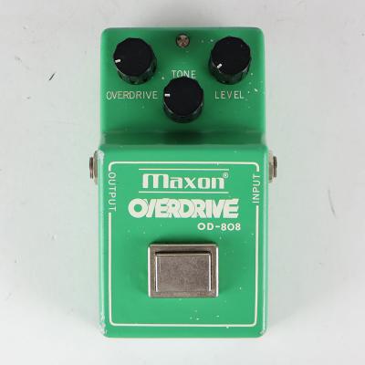 【中古】 Maxon マクソン OD-808 OVERDRIVE Large Case JRC4558D オーバードライブ ギターエフェクター
