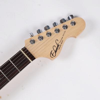 【中古】 エレキギター Edwards by ESP Platinum Edition ULTRATONE-SE Black エドワーズ ウルトラトーン Seymour Duncan SH-6(Distortion)ピックアップ搭載 ヘッド