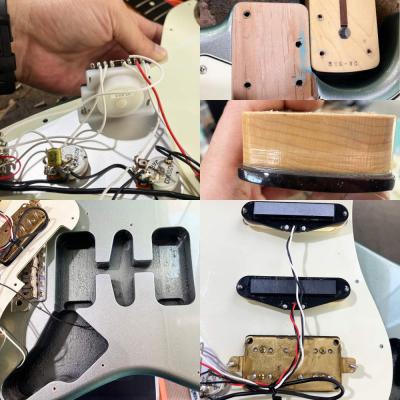 【中古】 エレキギター Fender Japan STR-VC STB 2010年-2012年製 シルバーブルー SSHレイアウト マグナムロックチューナー搭載 内部