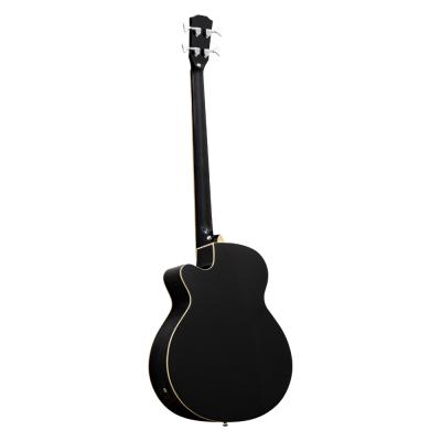 ELK ACOBE 4 Fretless Piano Black フレットレス エレクトリックアコースティックベース バック画像