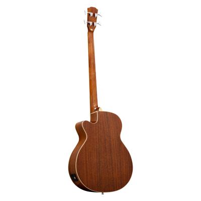 ELK ACOBE 4 F-Hole Natural Fホール エレクトリックアコースティックベース バック画像