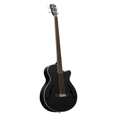 ELK ACOBE 4 F-Hole Fretless Piano Black Fホール フレットレス エレクトリックアコースティックベース