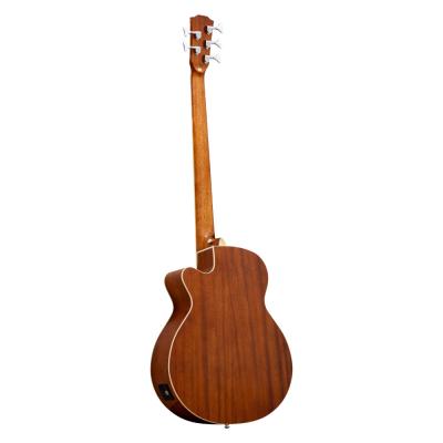 ELK ACOBE 5 Fretless Natural フレットレス 5弦エレクトリックアコースティックベース バック画像