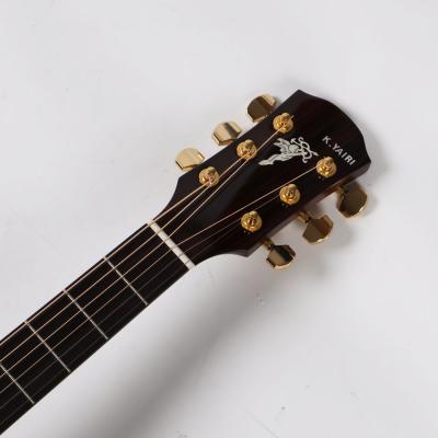 【中古】 アコースティックギター K.Yairi BM-90AM 2022年製 Kヤイリ オールマホガニー単板 エボニー指板 日本製 MADE IN JAPAN ヘッド