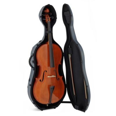 東洋楽器 プリュームファイバーチェロ 9925 バーガンディ チェロケース 本体画像 内部