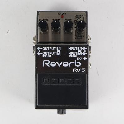 【中古】 リバーブ エフェクター BOSS ボス Reverb RV-6 ギターエフェクター 正面