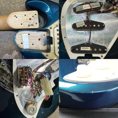 【中古】 エレキギター Music Man Silhouette Special SSS Tremolo Blue Dawn 2002年製 ミュージックマン シルエット ピックアップ、ネック