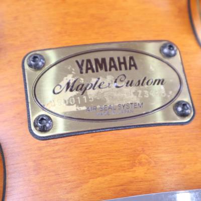 【中古】 スネアドラム ヤマハ YAMAHA MSD0115 VN Maple Custom 14x5.5 Made in Japan 詳細画像