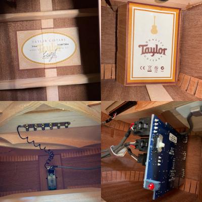【中古】 アコースティックギター Taylor 314ce 2013年製 テイラー ES1ピックアップ搭載 エレアコ ラベル、ピックアップ