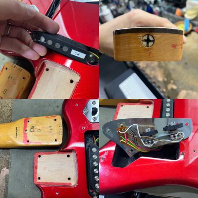 【中古】 エレキギター Fender Japan JG66-86 CAR Mod. 1999年-2002年頃製造 SEYMOUR DUNCAN製へピックアップ交換あり リアTB-12 フロントSSL-4 ピックアップ、ネック