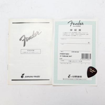 【中古】 エレキギター Fender Classic Series ’72 Telecaster Thinline Maple Fingerboard Natural 2006年製 フェンダー テレキャスターシンライン メキシコ工場製 付属品