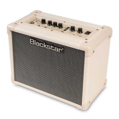 BLACKSTAR ID:Core V4 Stereo 10 DOUBLE CREAM 小型ギターアンプ コンボ ブラックスター 左斜めアングル画像