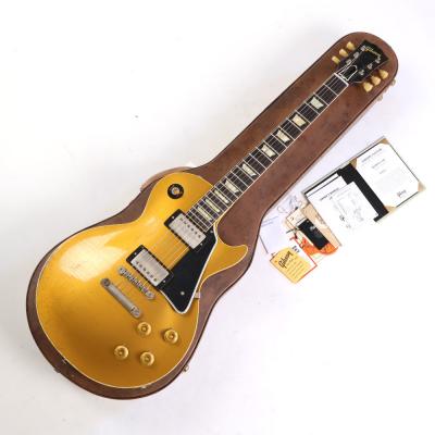 【中古】 エレキギター Gibson Custom Shop Murphy Lab 1957 Les Paul Gold Top Dark Back Black Parts Heavy Aged 3.86kg 2024年製 ギブソン マーフィーラボ レスポール ゴールドトップ