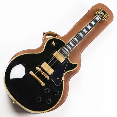 【中古】 エレキギター Gibson Les Paul Custom Ebony 1990年製 ギブソン レスポールカスタム ブラック 刻印ナンバードPAFピックアップ