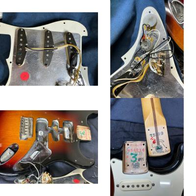 【中古】 エレキギター Fender American Standard Stratocaster Maple Fingerboard 3-Color Sunburst 2012年製 Custom Shop Fat ’50sピックアップ搭載 フェンダー アメリカンスタンダード ストラトキャスター ピックアップ、ネック