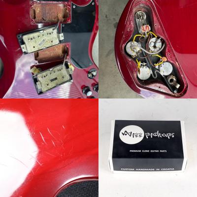 【中古】 エレキギター Gibson Les Paul SG ’61 Reissue Heritage Cherry Mod. 1996年製 Wizz Pickups Premium PAF Clone搭載 Groverペグへ交換あり ギブソン SG ピックアップ、傷、付属品