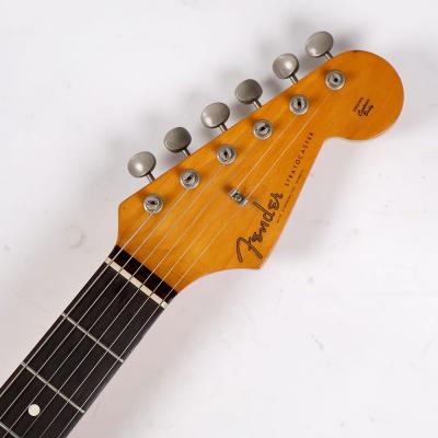 【中古】 エレキギター Fender ’62 Vintage Stratocaster Fiesta Red 1991年製 Mod. フロント/センターピックアップ交換あり アメビン フェンダー ストラトキャスター フェスタレッド ヘッド