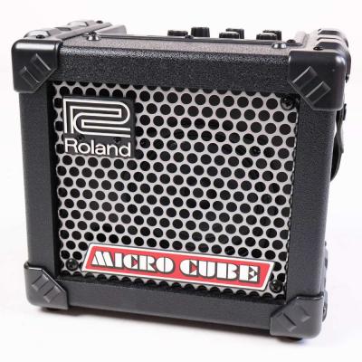 【中古】 ギターアンプ Roland ローランド MICRO CUBE BLACK コンボアンプ