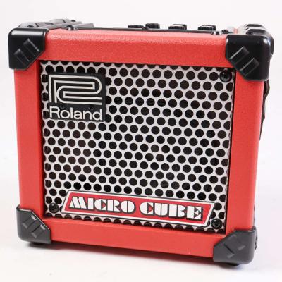 【中古】 ギターアンプ ローランド ROLAND MICRO CUBE RED マイクロキューブ 赤 小型ギターアンプ コンボ