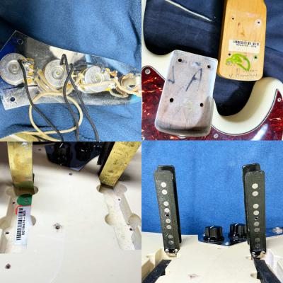 【中古】 エレキベース FENDER フェンダー American Vintage ’62 Jazz Bass OWH 2008年製 Made in USA ジャズベース 内部