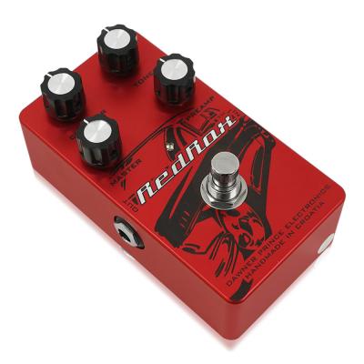 DAWNER PRINCE ELECTRONICS ドウナープリンスエレクトロニクス RED ROX オーバードライブ ディストーション ギターエフェクター 斜めアングル画像