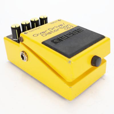 【中古】オーバードライブ ディストーション エフェクター BOSS OS-2 OverDrive Distortion ギターエフェクター 本体画像 斜め
