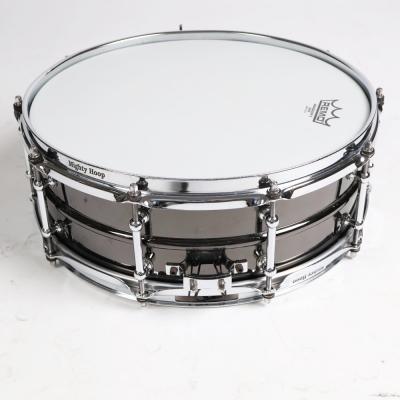 【中古】 PORK PIE ポークパイ Black Chrome Brass Shell 14x5 2003年製 スネアドラム サイド