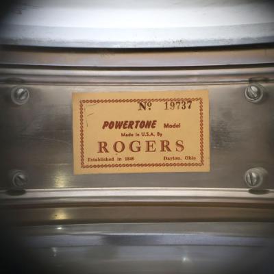 【中古】 Rogers ロジャース 60s PowerTone C.O.B. 14x5 スネアドラム 詳細画像