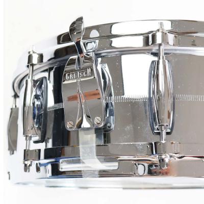 【中古】 スネアドラム グレッチ GRETSCH G-4160 14x5 Chrome Over Brass G4160 ストレイナー