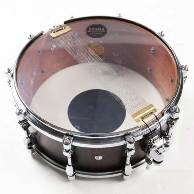 【中古】 TAMA タマ PBC146 STARPHONIC Bubinga 14x6 スネアドラム 本体画像 裏
