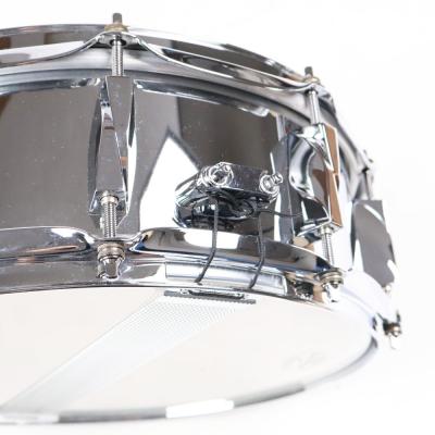 【中古】 スネアドラム カノウプス CANOPUS JSS-1450 刃 YAIBA Steel Snare Drum 14x5 2010年製 ストレイナー 2