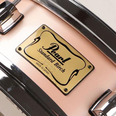 【中古】 スネアドラム パール Pearl Standard Birch 14x4 Made in Japan バーチシェル エンブレム
