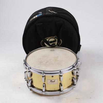 【中古】 スネアドラム パール Pearl Brass shell 14x6.5 Made in Japan