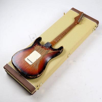 【中古】 エレキギター Fender Custom Shop MBS W20 50’s Stratocaster 3Color Sunburst Ultra Relic by Jason Smith 2025年製 ウルトラレリック Josefina Camposピックアップ搭載 ストラトキャスター 1956 背面