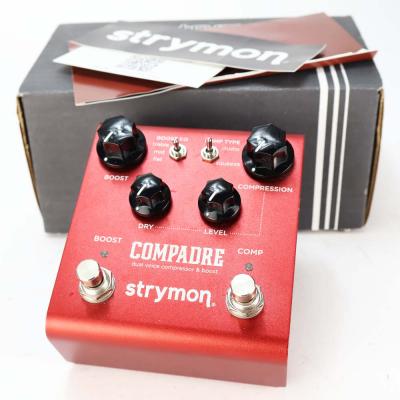 【中古】 strymon COMPADRE コンプレッサー ブースター ギターエフェクター
