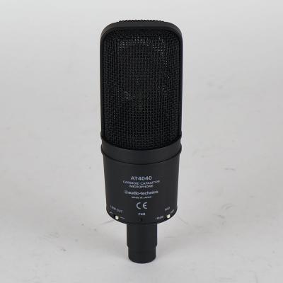 【中古】オーディオテクニカ コンデンサーマイク AUDIO-TECHNICA AT4040 オーテク マイクロフォン 背面