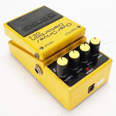 【中古】オーバードライブ ディストーション エフェクター BOSS OS-2 OverDrive Distortion ギターエフェクター 本体画像 斜め