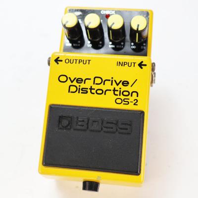 【中古】オーバードライブ ディストーション エフェクター BOSS OS-2 OverDrive Distortion ギターエフェクター