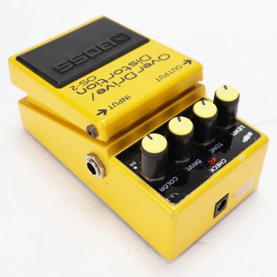 【中古】オーバードライブ ディストーション エフェクター BOSS OS-2 OverDrive Distortion ギターエフェクター 本体画像 斜め